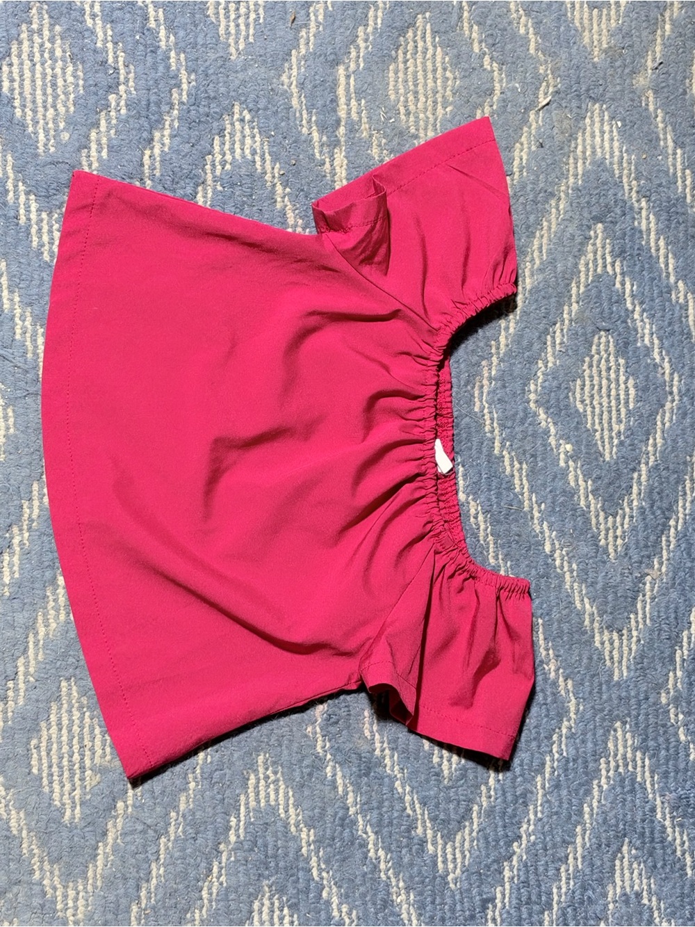 SHEIN Hot Pink Off-Shoulder Girls Blouse